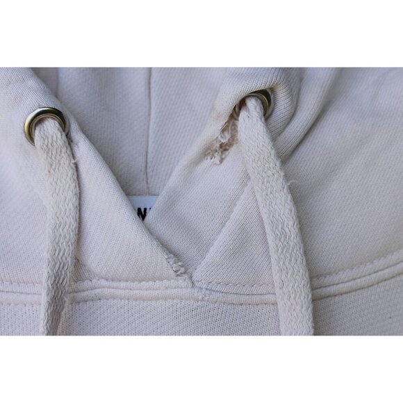 Re/Done - Love Struck Hoodie in Ivory, Medium - some flaws, READ - Picture 11 of 12